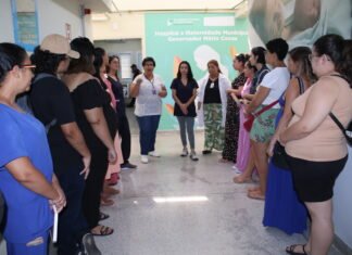 Gestantes visitam maternidade do Hospital Municipal de Hortolândia