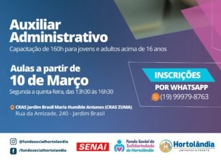 Abertas inscrições para curso de “Auxiliar Administrativo”