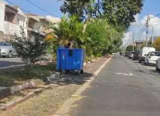 A ciclovia e as lixeiras nas avenidas