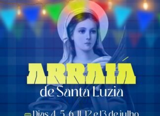 Arraiá de Santa Luzia, não esqueça