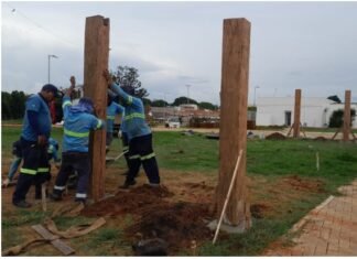 Prefeitura implantou paisagismo na área do futuro Pq. do Jd. Amanda