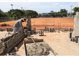 Revitalização do Campo da Mina avança com troca total do gramado