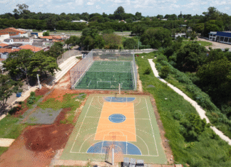 Quadra esportiva e campo society do Jd. Amanda serão entregues no próximo mês